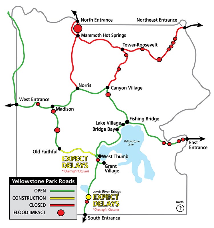 Yellowstone River Flooding Impact Update - 22 June, 2022
