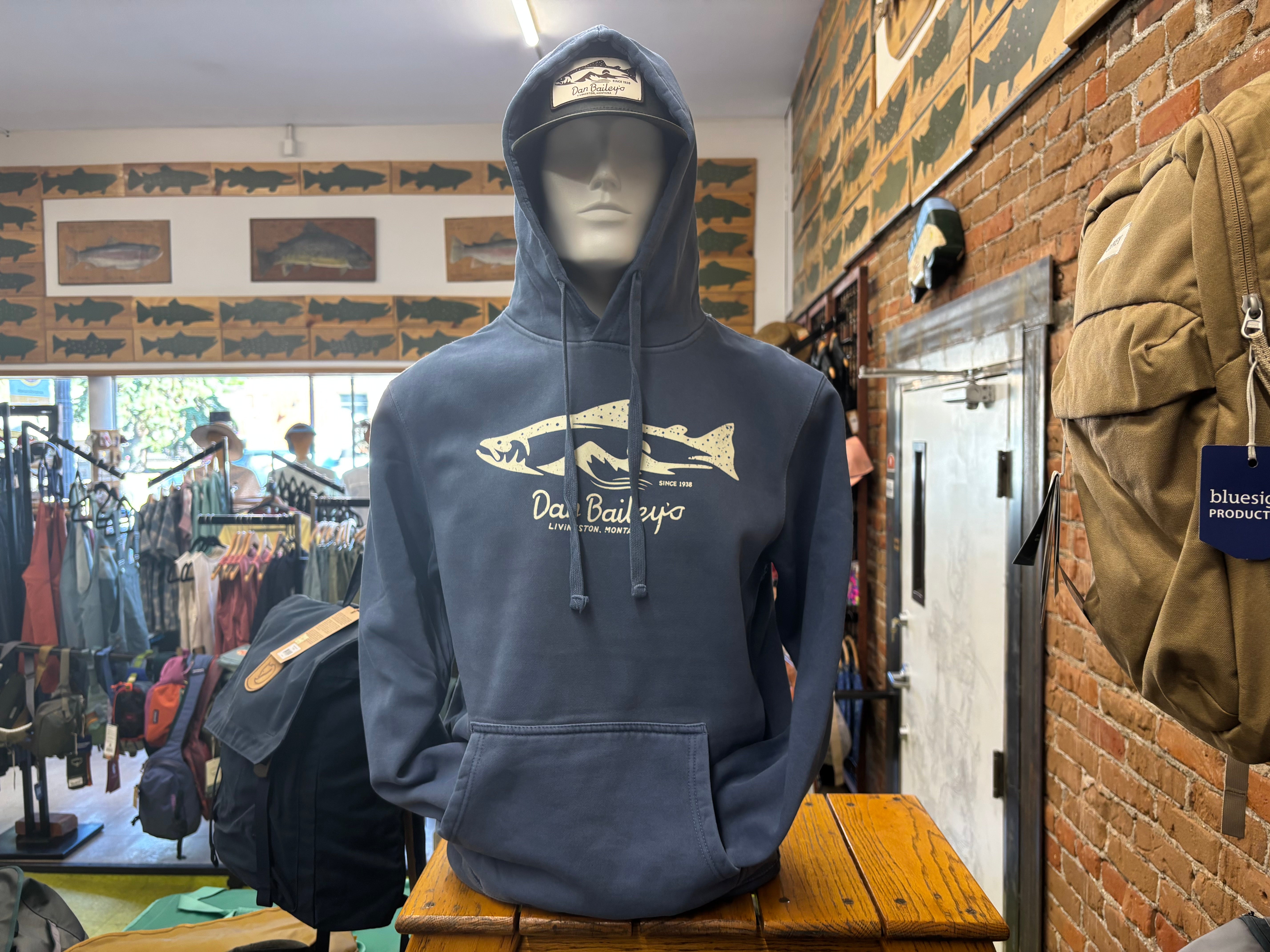 Dan Bailey's MTN Trout Pigment Dyed Hoody
