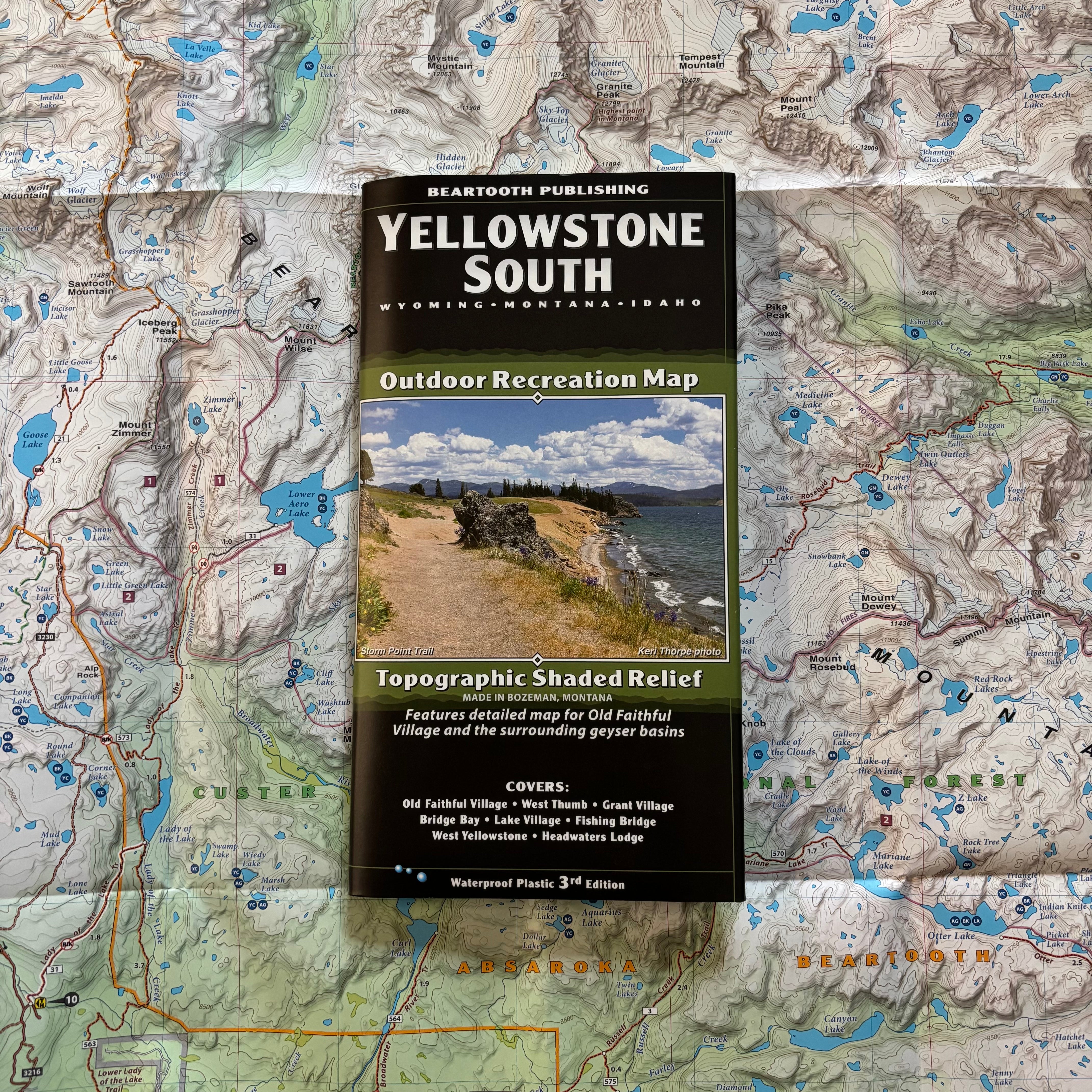 Beartooth Publishing Maps - YNP South