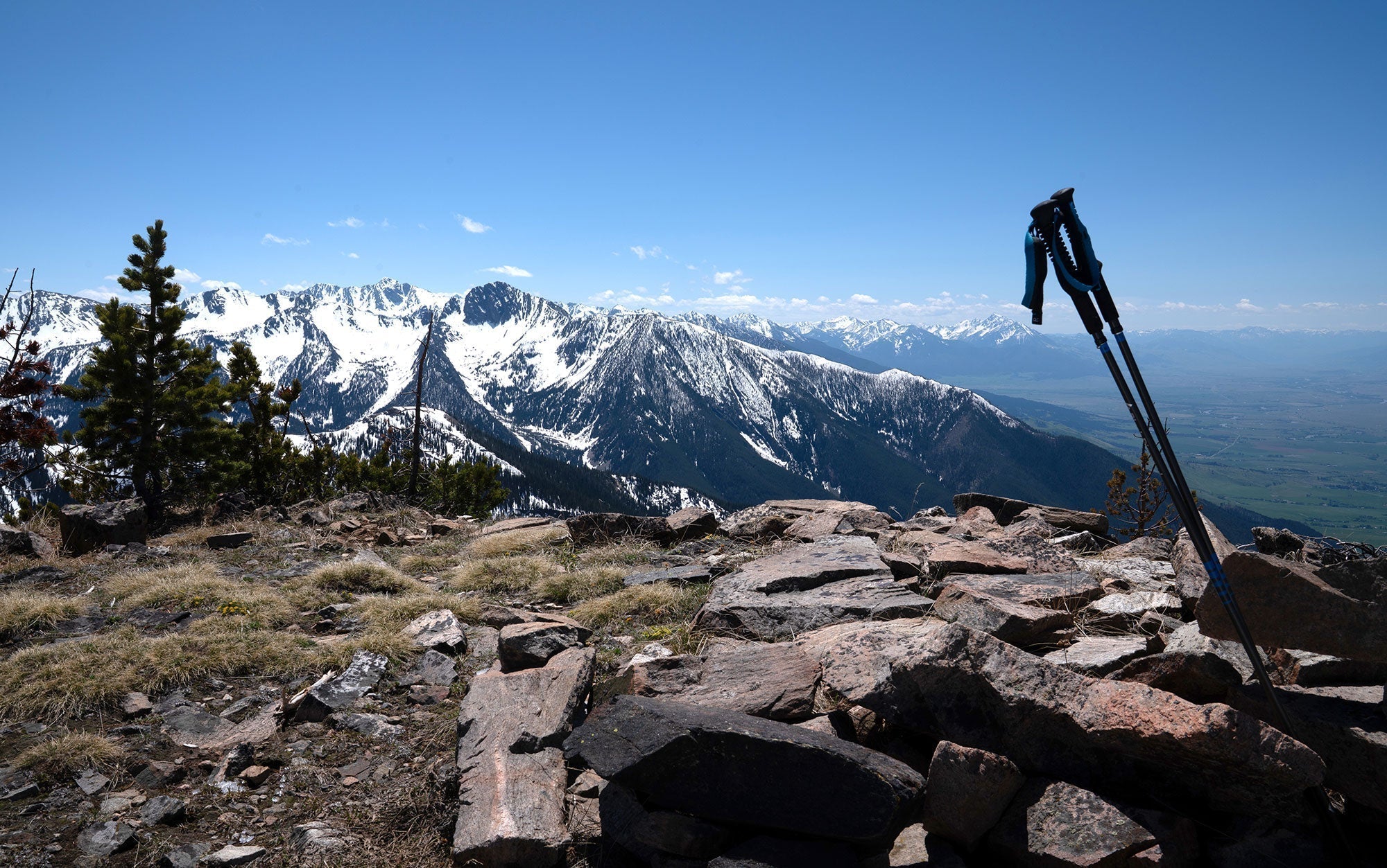 Hiking Livingston Peak in Montana.
