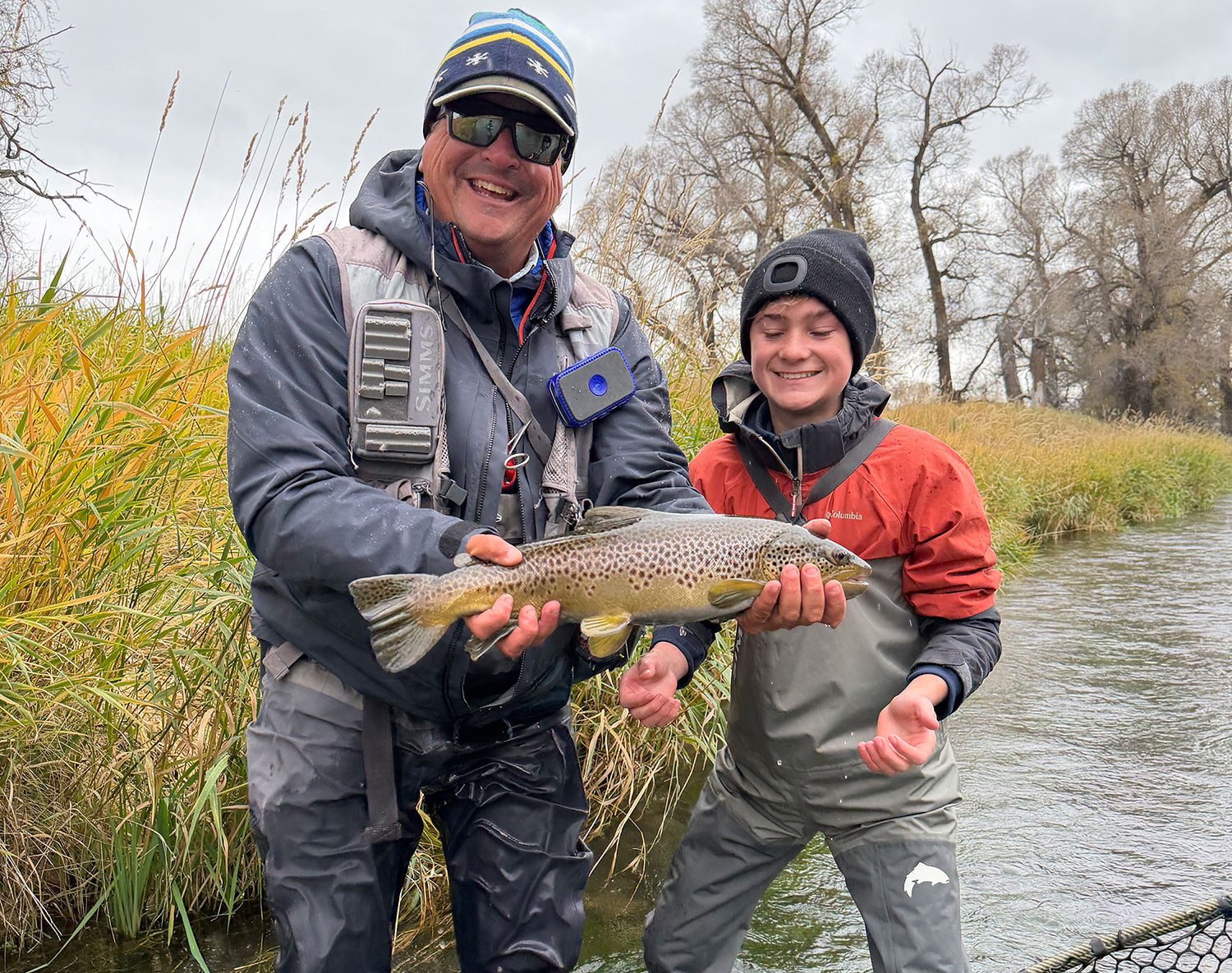 Paradise Valley winter spring creek fishing