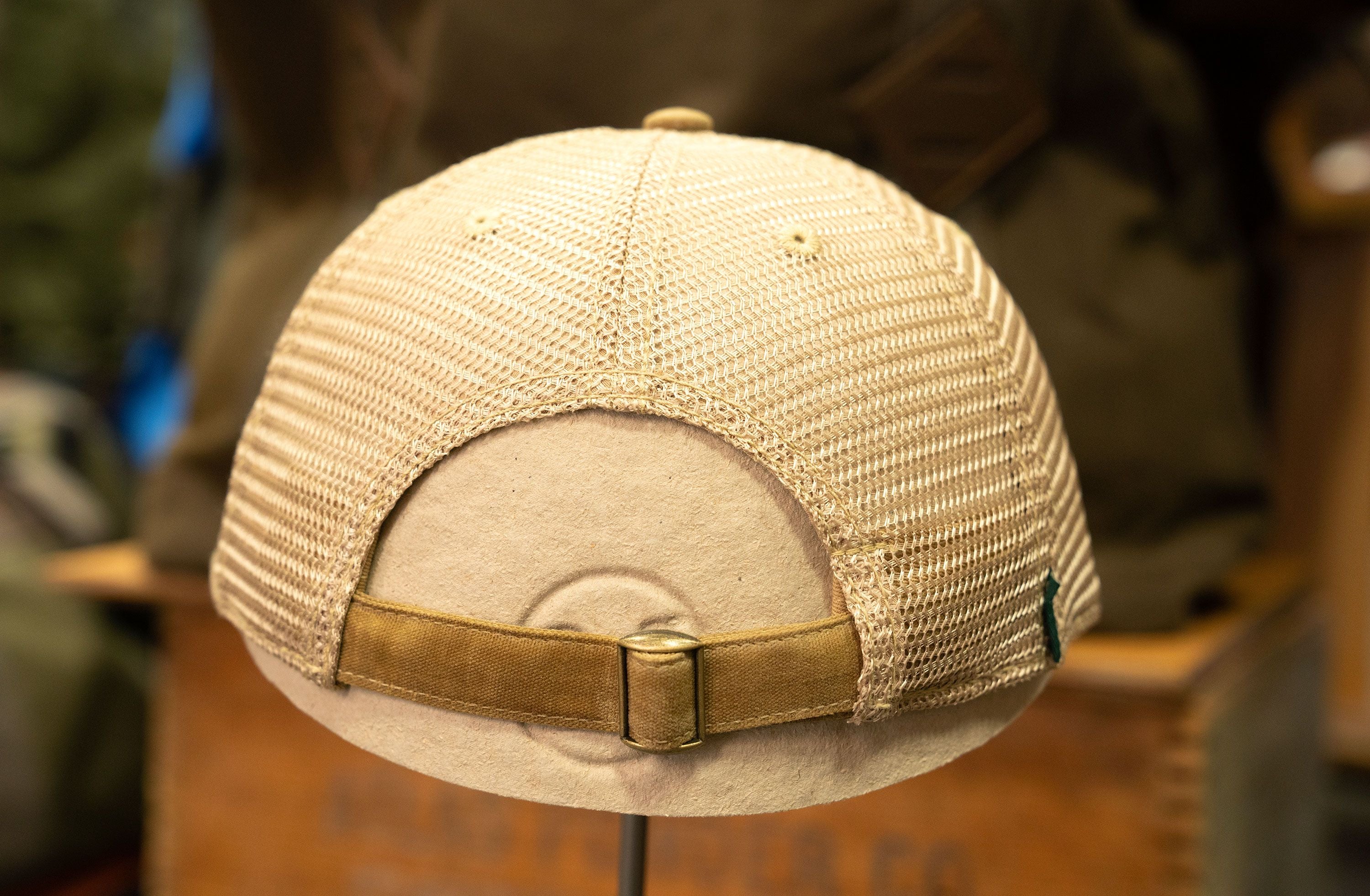 Ouray Waxed Cotton Tan/ Khaki Trucker Classic DB Patch