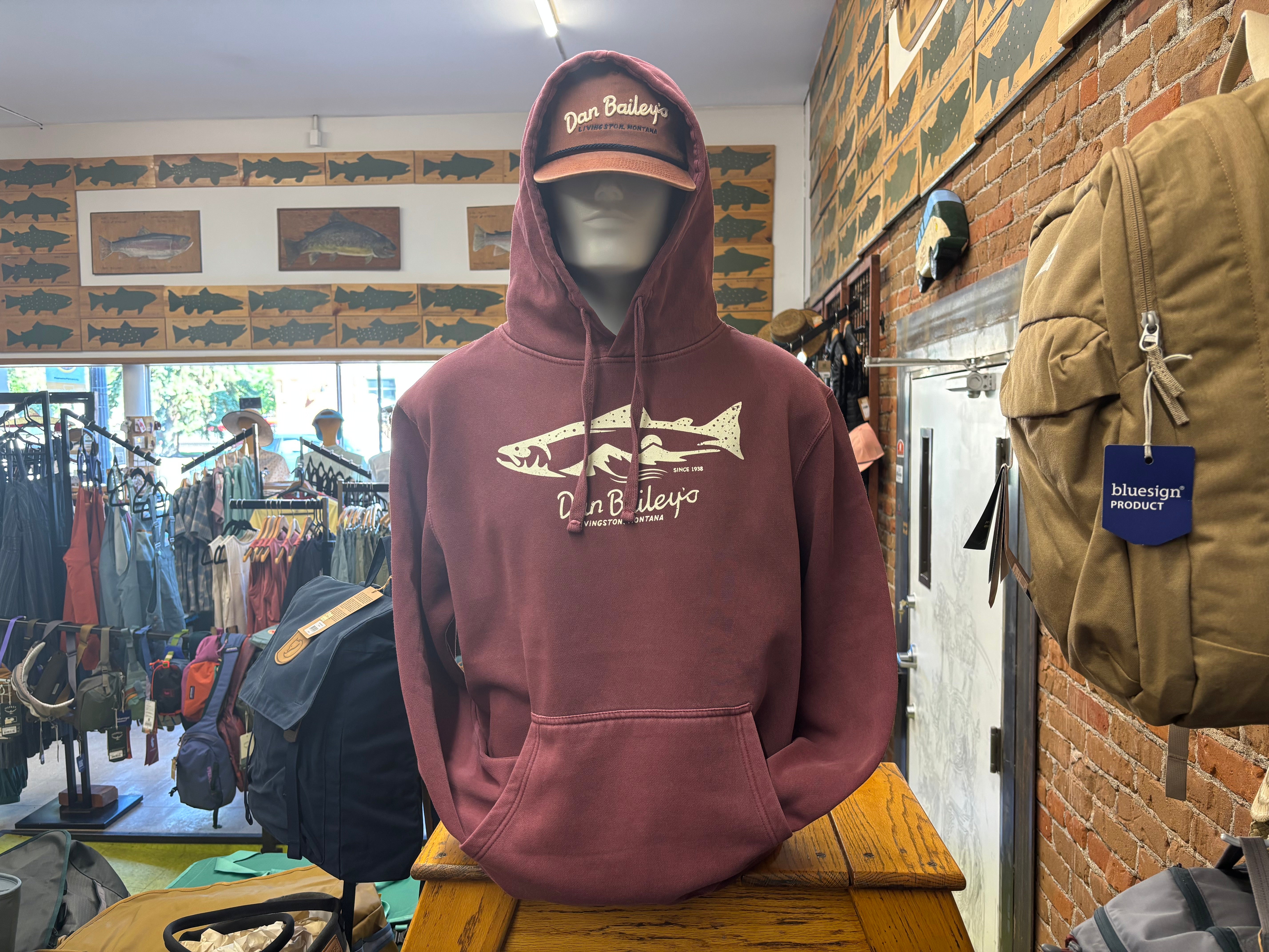 Dan Bailey's MTN Trout Pigment Dyed Hoody