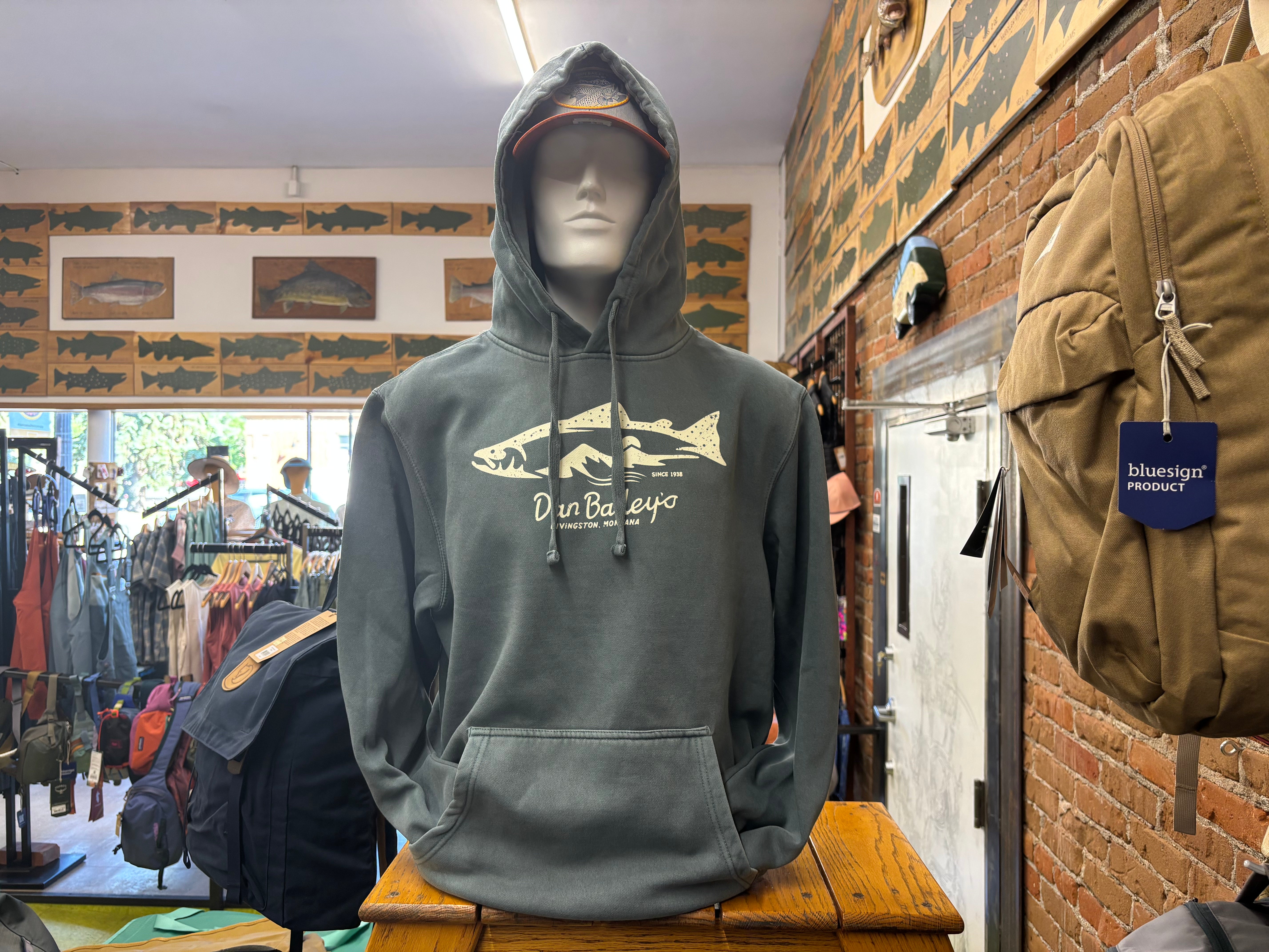 Dan Bailey's MTN Trout Pigment Dyed Hoody