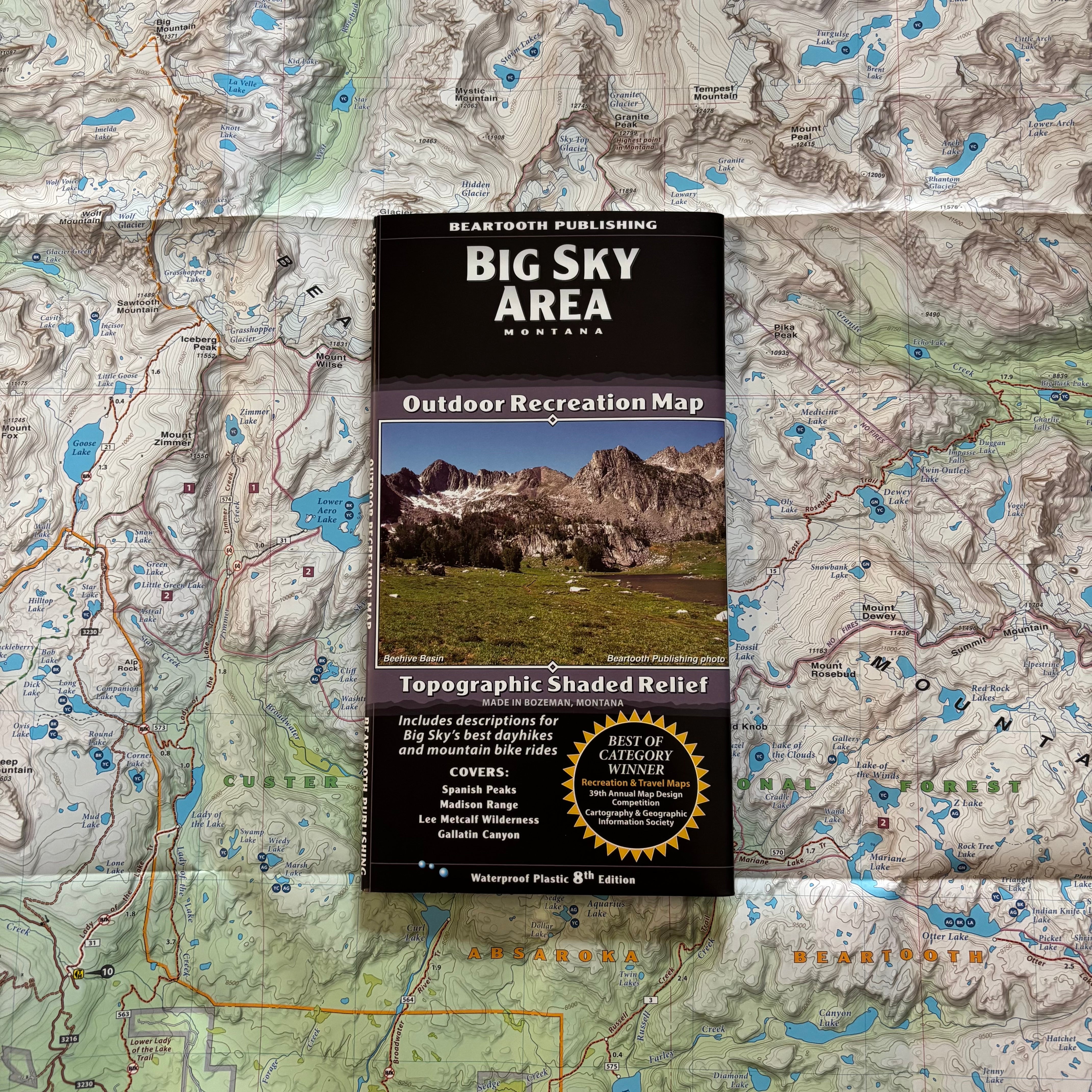Beartooth Publishing Maps - Big Sky