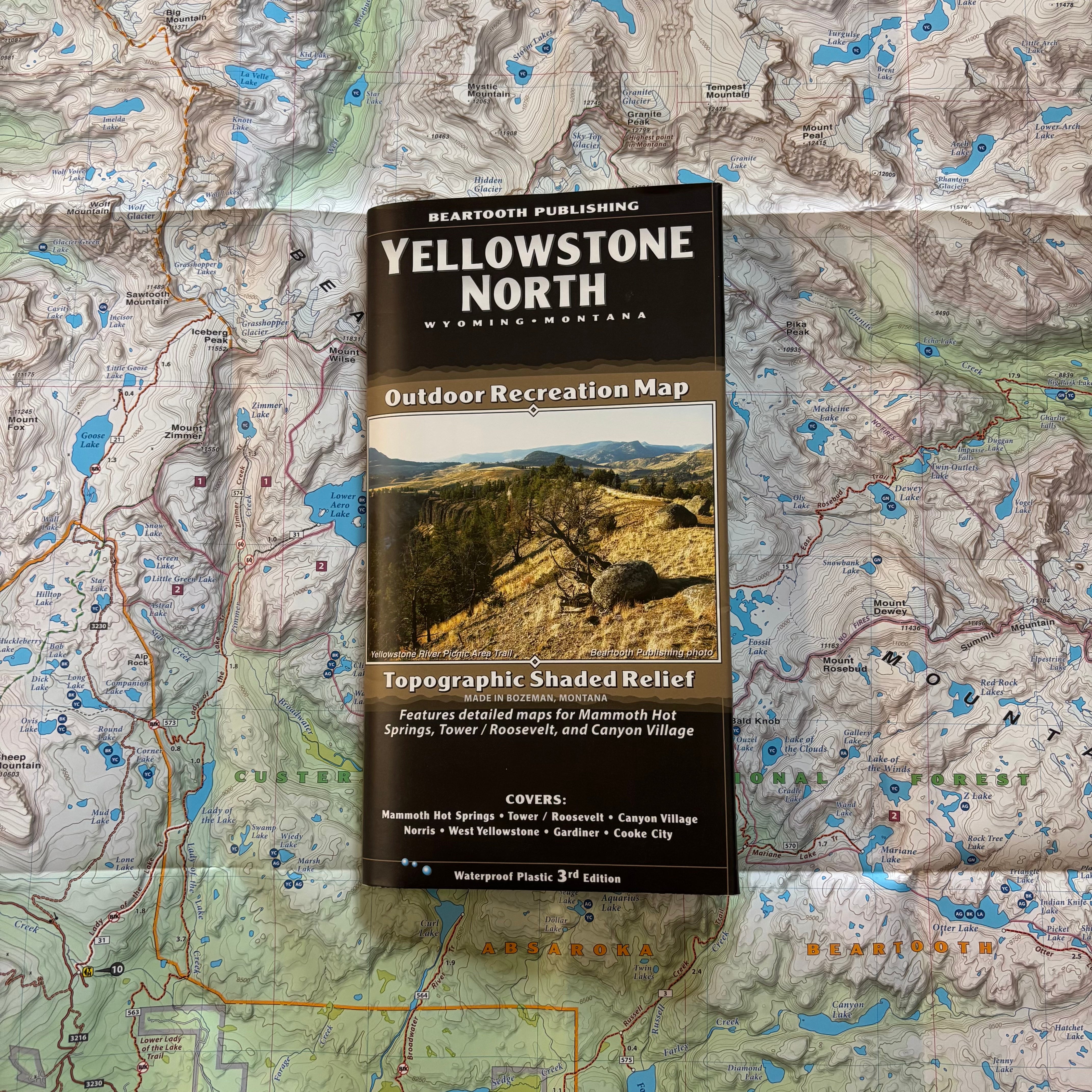 Beartooth Publishing Maps - YNP North