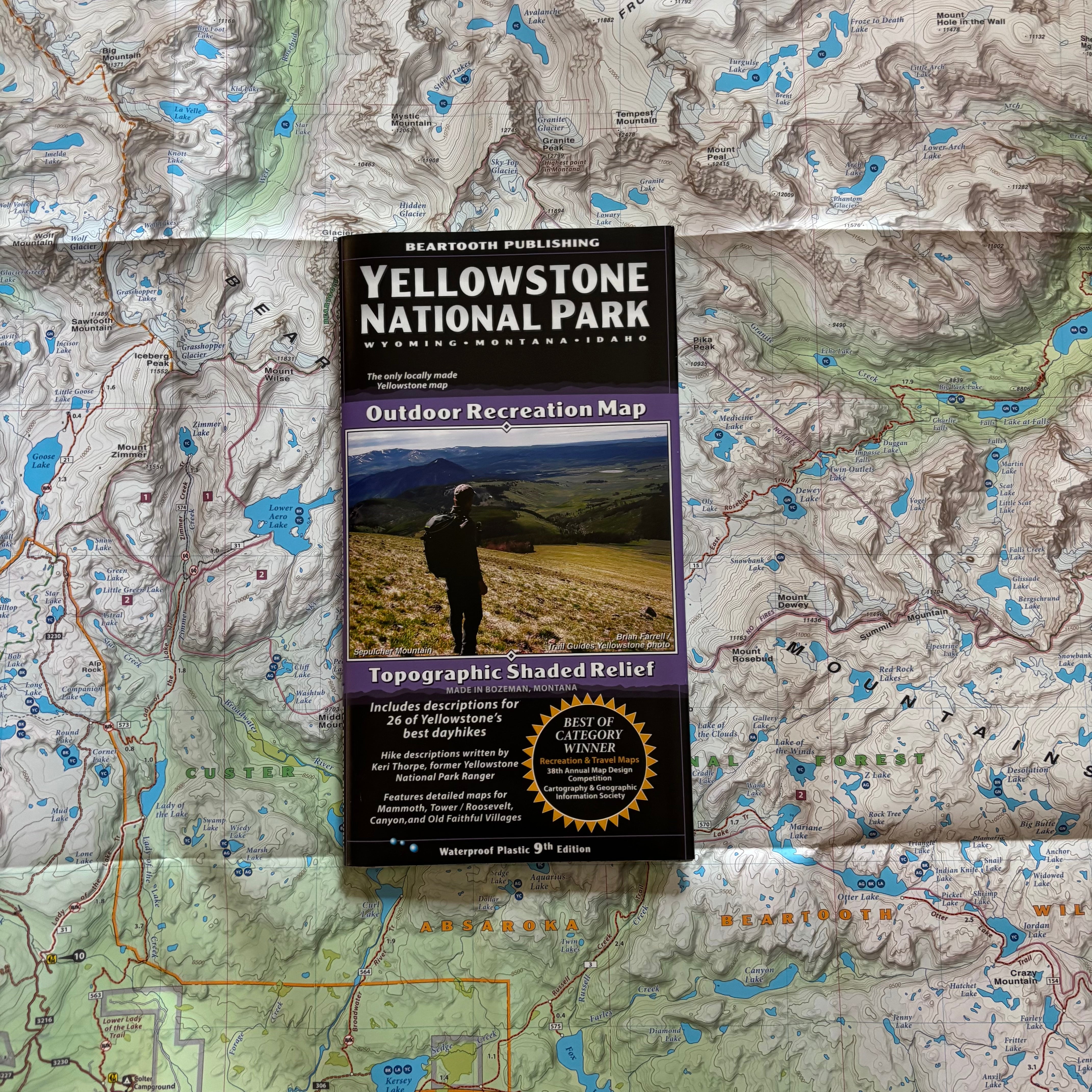 Beartooth Publishing Maps - YNP