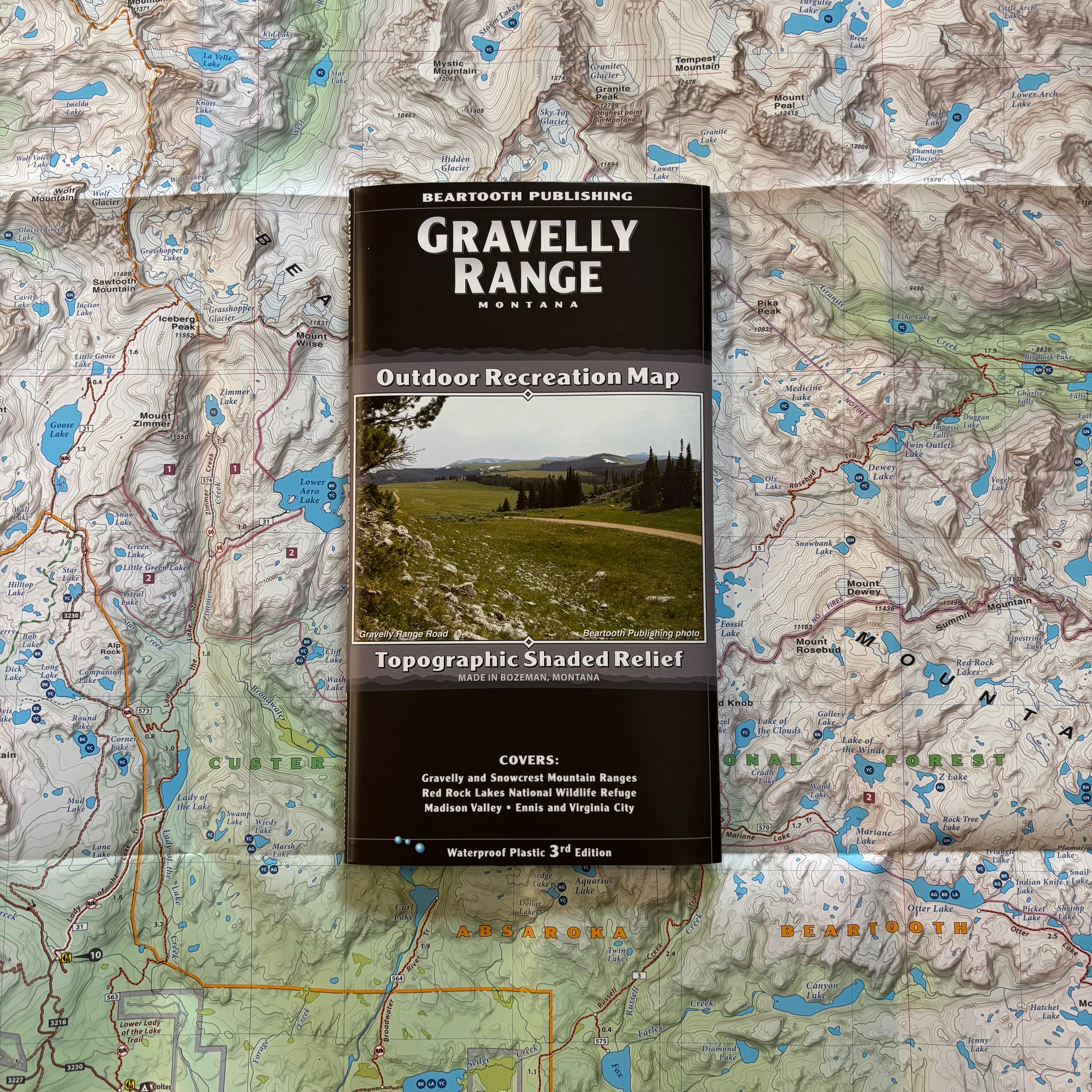 Beartooth Publishing Maps - Gravelly
