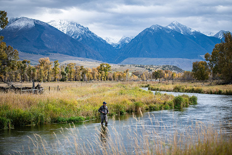 dan baileys spring creek guided fly fishing trip