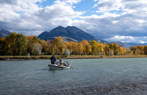 Fall fishing on the Yellowstone River