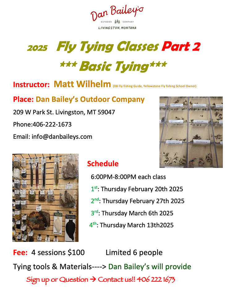 dan baileys fly tying class